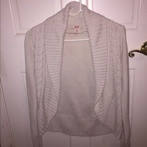 KIDS cream cardigan